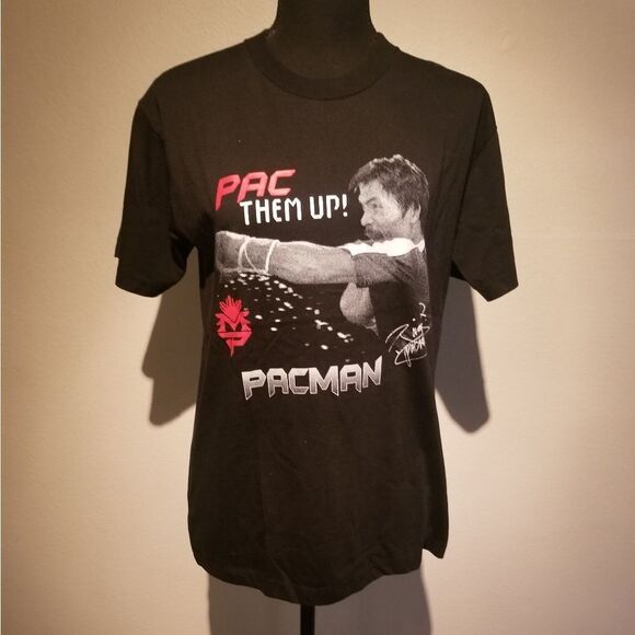 PACMAN MANNY PACQUIAO T SHIRT BIN26 - Picture 1 of 6